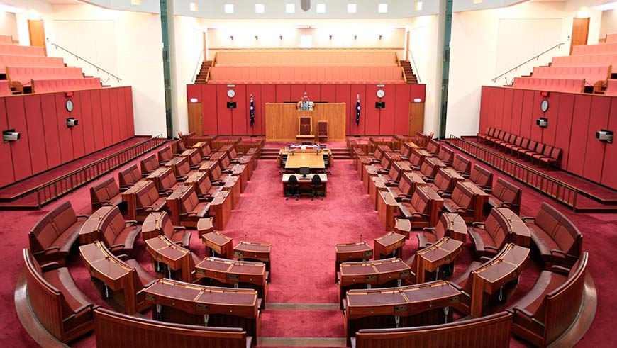 The Australian Senate. Photo credit: Alex Proimos/Flickr under creative commons.