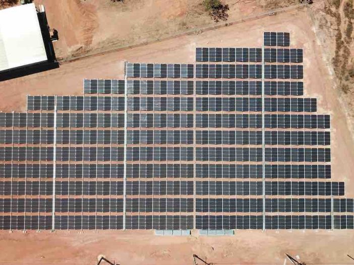 A completed Maverick solar system at Borrroloola in the NT. Image: 5B