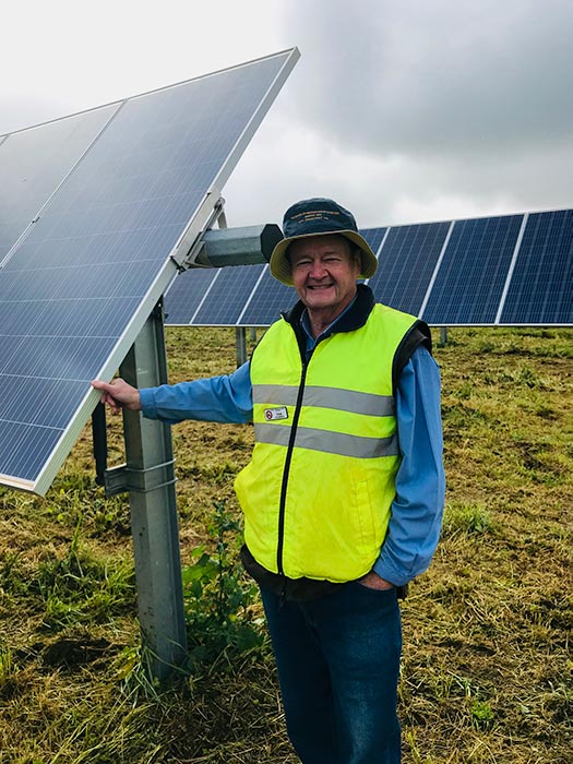 Sheep farmer, Tom Warren, at his property in Dubbo (supplied).