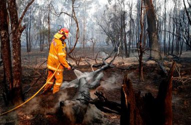 Australia's bushfire threat is beyond 'worst case scenario's experts say. (AAP Image/Darren Pateman)