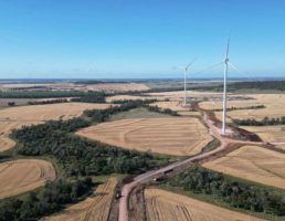 Vestas wind turbines and RES dulacca wind farm qld
