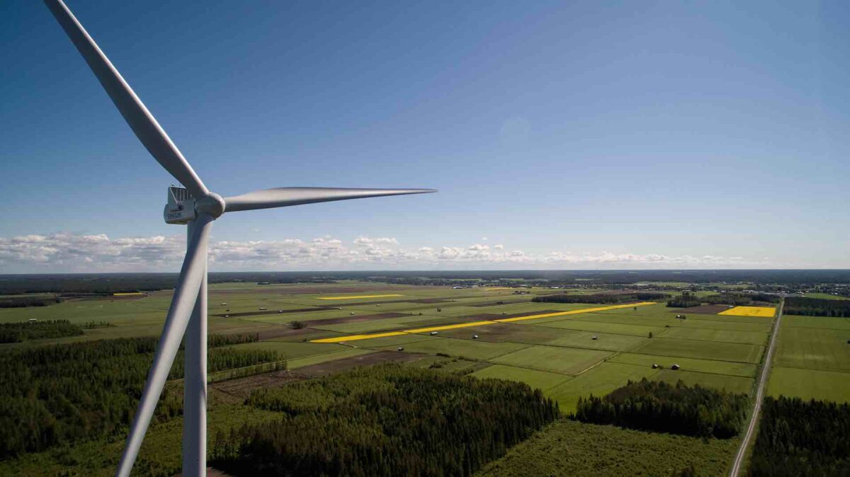 Vestas wind turbine in Finland