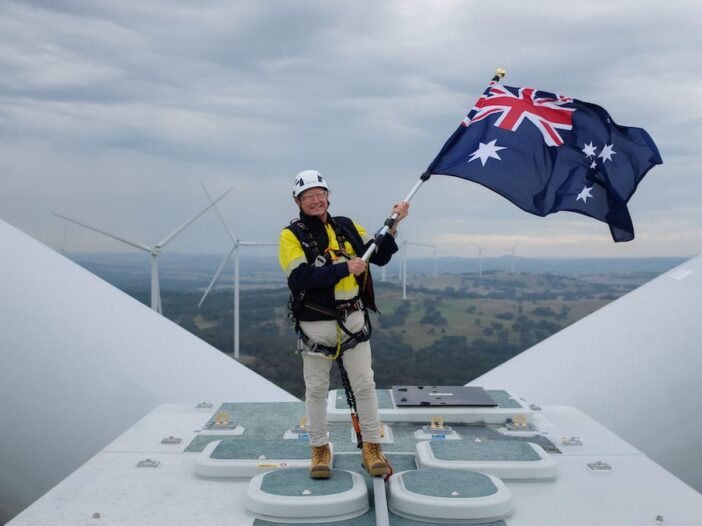 andrew forrest turbine bango wind farm